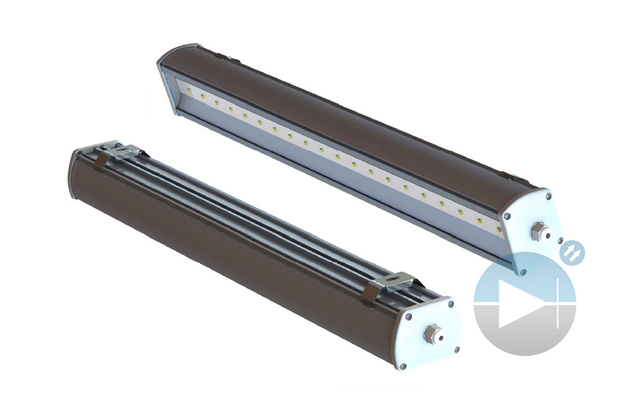 Светодиодный светильник NT-ЛУЧ 62 SR Osram / 5K / ПК